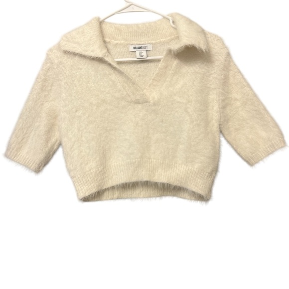 William Rast Fuzzy Crop Top - Picture 3 of 11